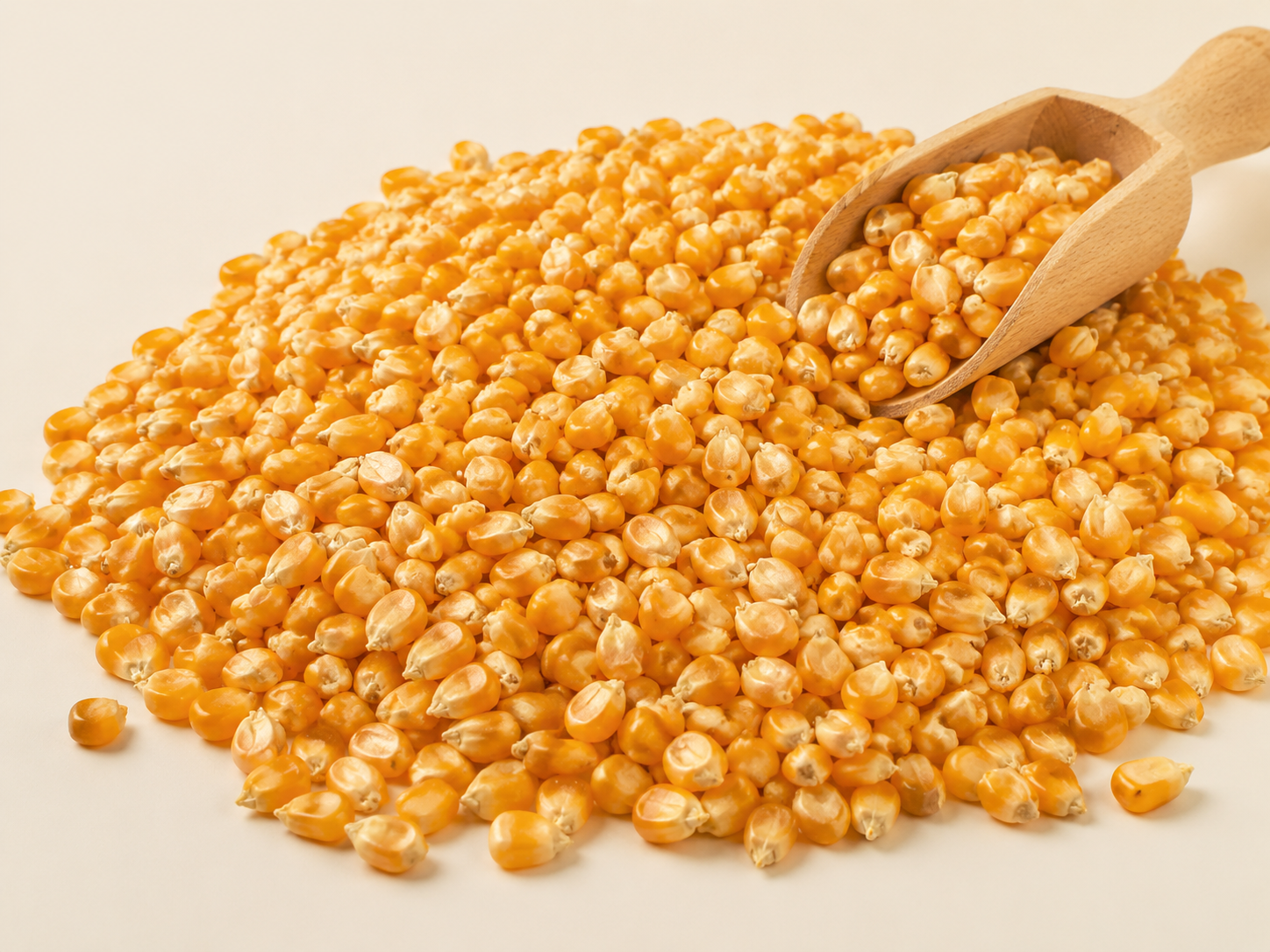 Yellow maize kernels